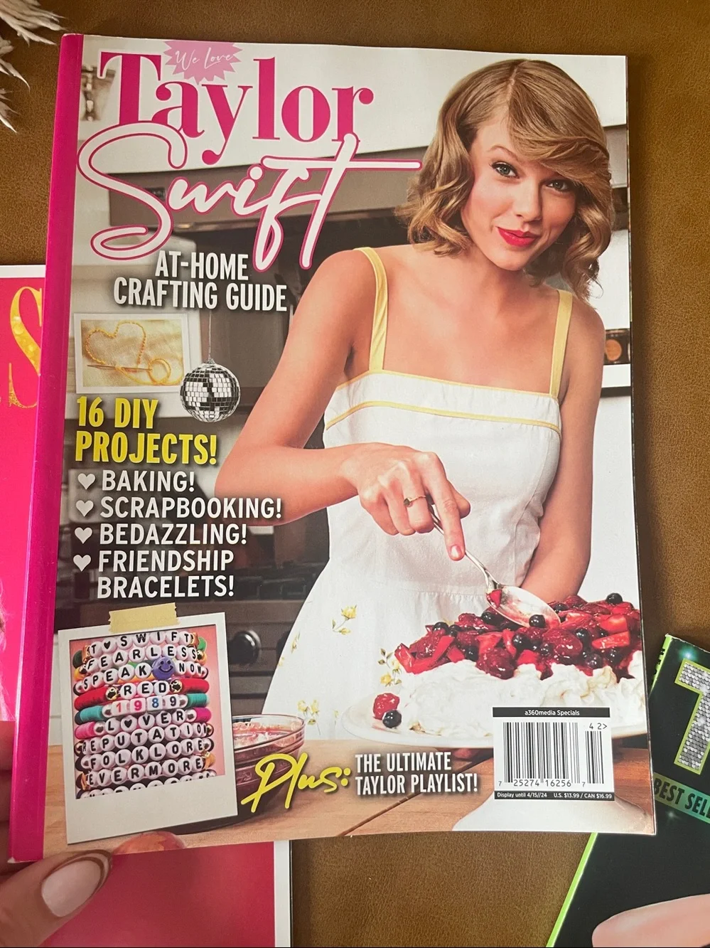 Taylor Swift Magazines and Necklace/Pin Bundle